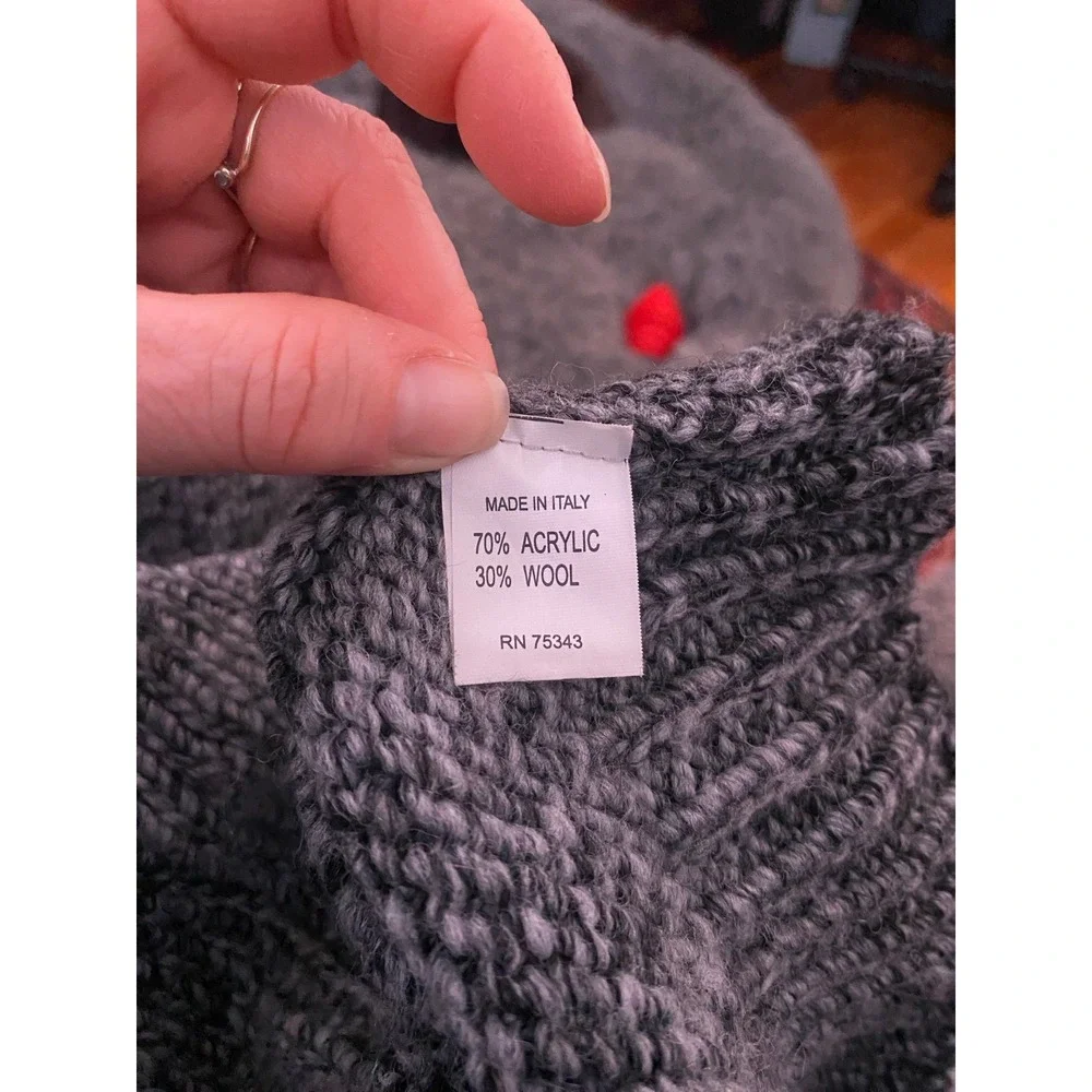 Anthropologie Elsamanda Cowl Neck Ombré Striped Tunic Sweater Size S - Picture 6 of 12